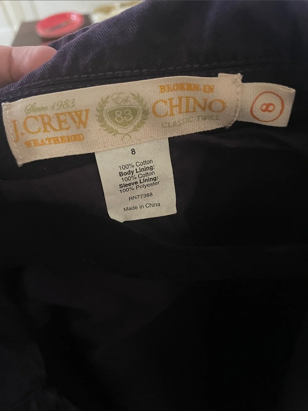 J. Crew Navy Blue Cropped Utility Jacket
